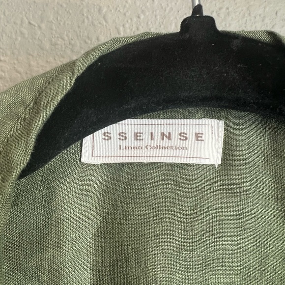 🫒 NWT Linen shirt 3 XL SSeinse - Picture 4 of 9
